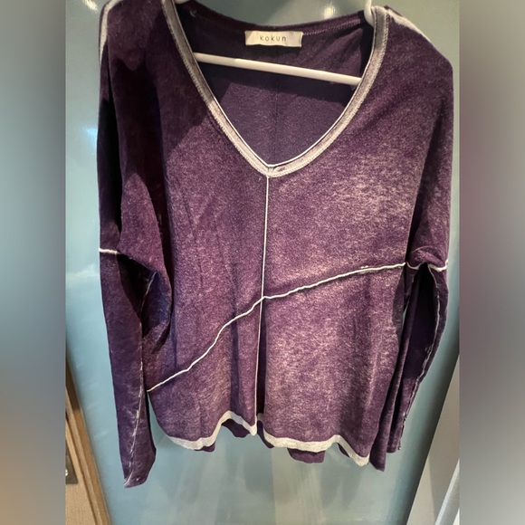 kokun Tops - Kokun Shirt Purple Cozy | Size M L